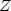 {Z}