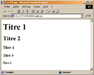Premier exemple