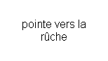 Text Box: pointe vers la rche
