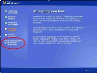 GUI Mode Installation Windows GUI Mode