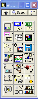 La palette de fonctions