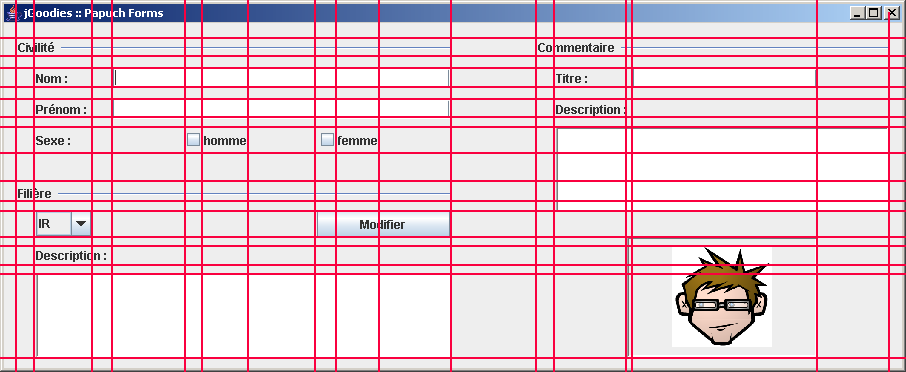 découpage horizontal