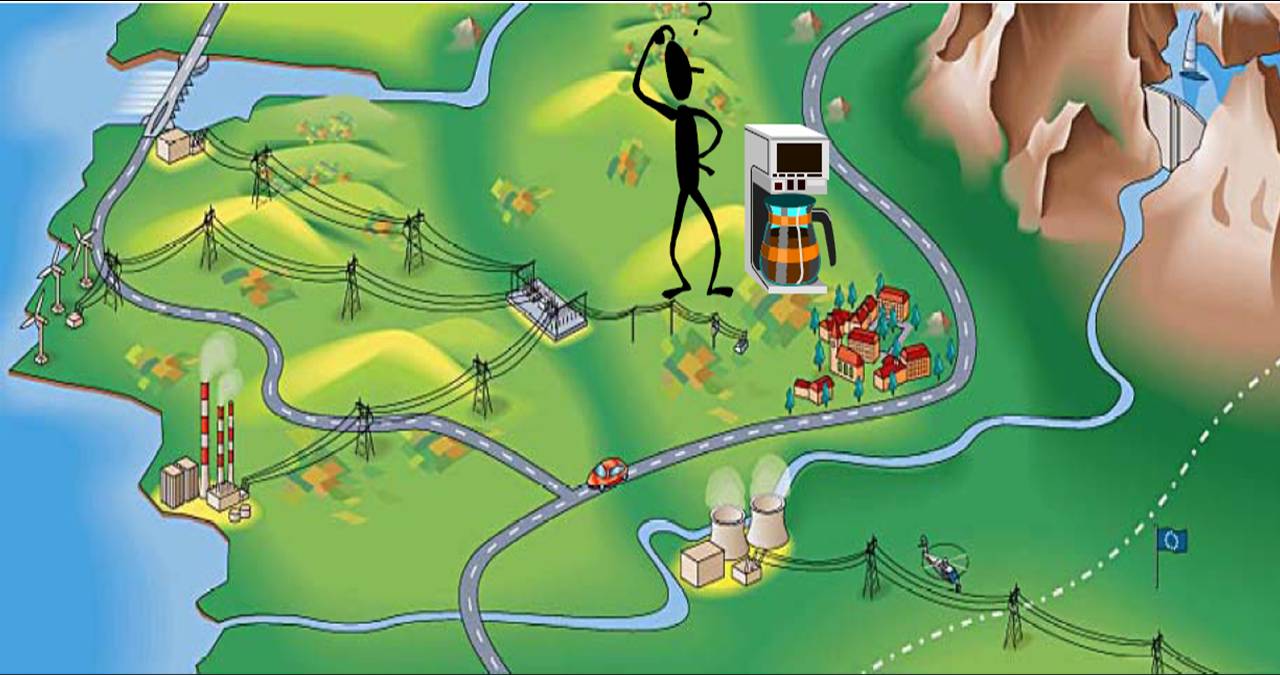 Réseau de distribution électrique