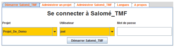 page d'acceuil de Salomé-TMF
