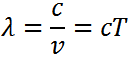 Formule longueur onde