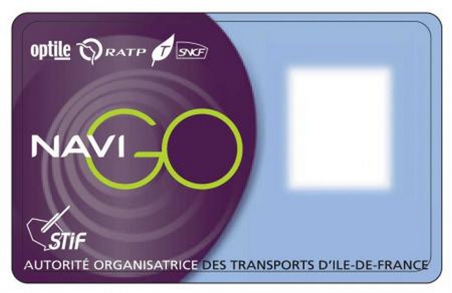 Pass Navigo 
SNCF RATP train