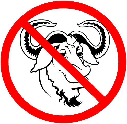 Non conforme GNU