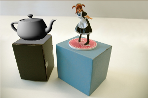 augmented reality from a calibrated camera