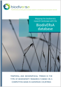 Gambette, Eggermont & Le Roux 2014 - Temporal and geographical trends in the type of biodiversity research funded on a competitive basis in European countries